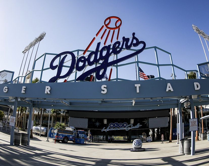 LeBron James and L.A. Dodgers team up to make Dodger Stadium a